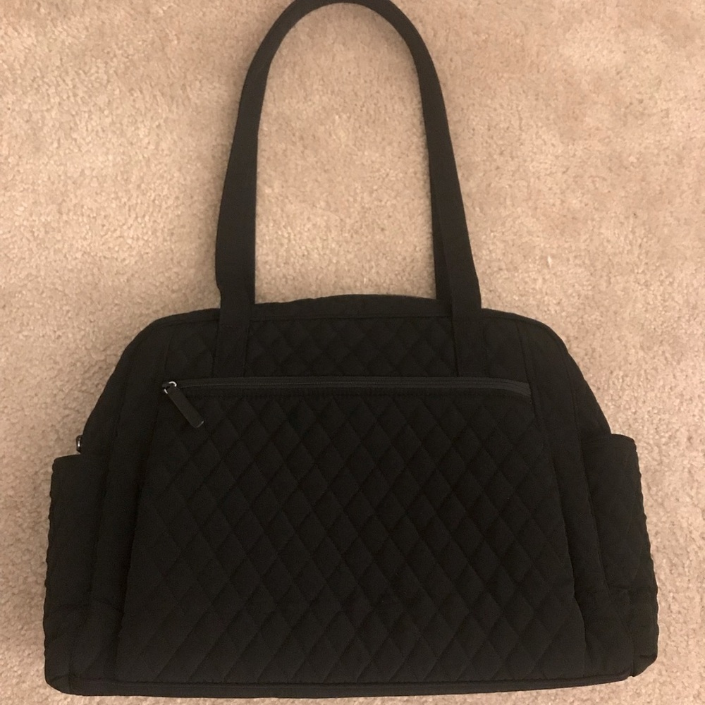 Black Vera Bradley Quilted Diaper Bag